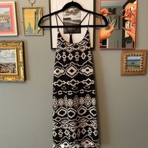 Black and white dress